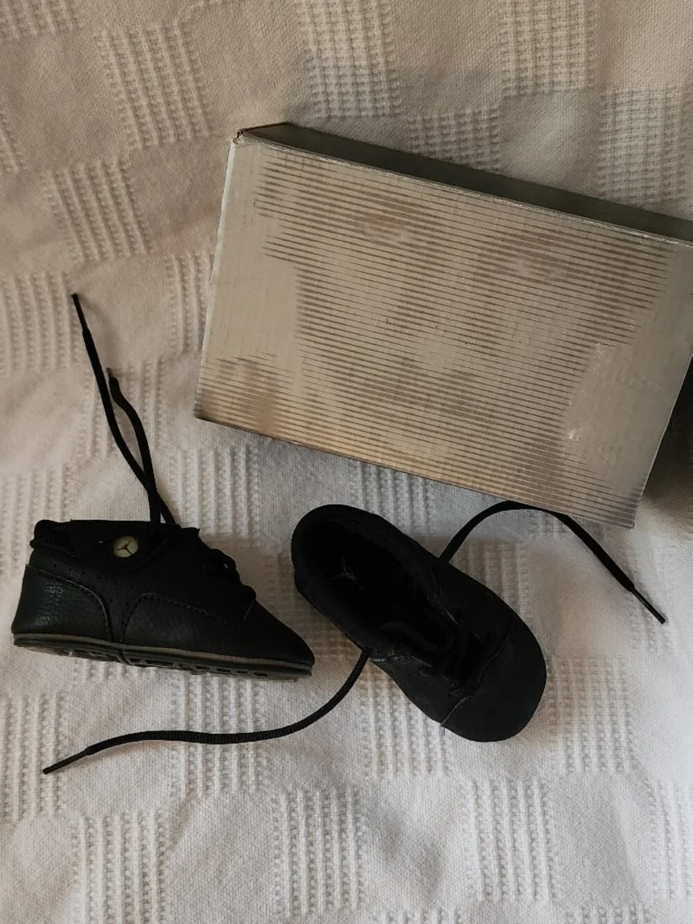 🏀 Vintage Jordan's 🏀 3c Nike Jordan's low black, baby's first Jordans Like New
